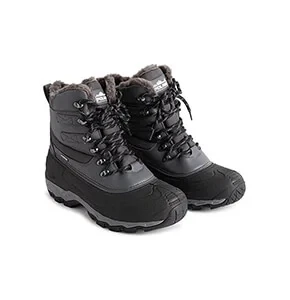 POLAR Men's Rugged Winter Snow Boot, Waterproof Outsole, Deep Tread, Fully Lined with Faux Fur