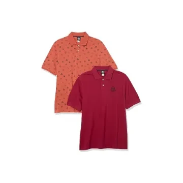 Essentials Disney | Marvel | Star Wars Men's Regular-Fit Cotton Pique Polo Shirt, Pack of 2