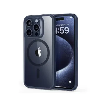 ESR iPhone 15 Pro Max Case with MagSafe, Magnetic Charging Support, Slim Liquid Silicone Case, Shock Absorption, Screen & Camera Protection, Cloud Series, Light Brown